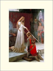 Accolade - Art Print by Edmund Blair Leighton | Movie Poster Prints from Posterazzi