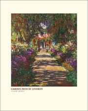 Garden Path At Giverny - Art Print by Claude Monet | Movie Poster Prints from Posterazzi