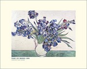 Irises in Vase - Art Print by Vincent Van Gogh | Movie Poster Prints from Posterazzi