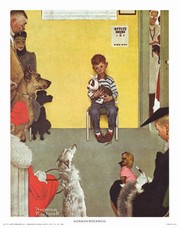 Waiting For the Vet (mini) - Art Print by Norman Rockwell | Movie Poster Prints from Posterazzi