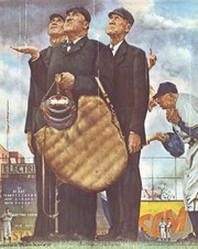Three Umpires - Art Print by Norman Rockwell | Movie Poster Prints from Posterazzi