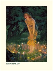 "Midsummer Eve, c.1908" - Art Print by Edward Robert Hughes | Movie Poster Prints from Posterazzi