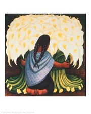 Flower Seller - Art Print by Diego Rivera | Movie Poster Prints from Posterazzi