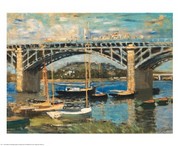 Bridge At Argenteuil - Art Print by Claude Monet | Movie Poster Prints from Posterazzi