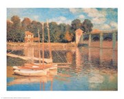 Il Pont D'argenteuil - Art Print by Claude Monet | Movie Poster Prints from Posterazzi