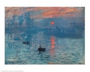 "Impression, Sunrise, c.1872 (blue)" - Art Print by Claude Monet | Movie Poster Prints from Posterazzi