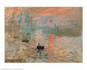 "Impression, Sunrise, c.1872 (green)" - Art Print by Claude Monet | Movie Poster Prints from Posterazzi
