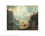In The Mountains - Art Print by Albert Bierstadt | Movie Poster Prints from Posterazzi