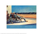 People In The Sun - Art Print by Edward Hopper | Movie Poster Prints from Posterazzi