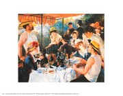 "Luncheon Of The Boating Party, 1881" - Art Print by Pierre-Auguste Renoir | Movie Poster Prints from Posterazzi