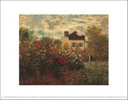 Artist Garden In Argenteuil - Art Print by Claude Monet | Movie Poster Prints from Posterazzi