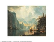 In The Mountains - Art Print by Albert Bierstadt | Movie Poster Prints from Posterazzi