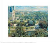 View Of Tuileries Gardens - Art Print by Claude Monet | Movie Poster Prints from Posterazzi