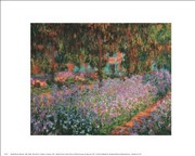 "The Artist's Garden at Giverny, c.1900" - Art Print by Claude Monet | Movie Poster Prints from Posterazzi