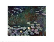 Water Lilies - Art Print by Claude Monet | Movie Poster Prints from Posterazzi