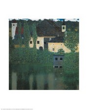Unterach Manor On The Attersee Lake - Art Print by Gustav Klimt | Movie Poster Prints from Posterazzi