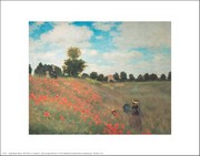 Les Coquelicots - Art Print by Claude Monet | Movie Poster Prints from Posterazzi