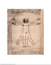 "Vitruvian Man, 1492" - Art Print by Leonardo Da Vinci | Movie Poster Prints from Posterazzi