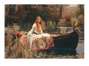 Lady Of Shalott - Art Print by John William Waterhouse | Movie Poster Prints from Posterazzi