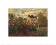 Artist Garden In Argenteuil - Art Print by Claude Monet | Movie Poster Prints from Posterazzi