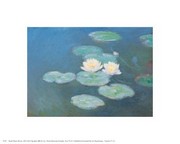 Nympheas Effet Du Soir - Art Print by Claude Monet | Movie Poster Prints from Posterazzi