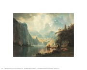 In The Mountains - Art Print by Albert Bierstadt | Movie Poster Prints from Posterazzi