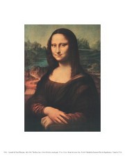 Mona Lisa - Art Print by Leonardo Da Vinci | Movie Poster Prints from Posterazzi
