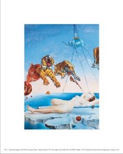 Gala And The Tigers - Art Print by Salvador Dali | Movie Poster Prints from Posterazzi