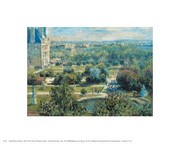View Of Tuileries Gardens - Art Print by Claude Monet | Movie Poster Prints from Posterazzi