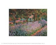 "Artist's Garden At Giverny, 1900" - Art Print by Claude Monet | Movie Poster Prints from Posterazzi