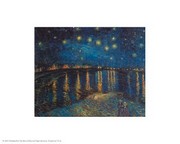 "Starlight Over The Rhone, 1888" - Art Print by Vincent Van Gogh | Movie Poster Prints from Posterazzi