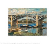 Bridge at Argenteuil - Art Print by Claude Monet | Movie Poster Prints from Posterazzi