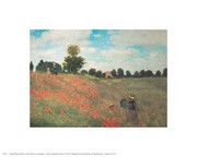 Les Coquelicots - Art Print by Claude Monet | Movie Poster Prints from Posterazzi