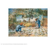 First Steps - Art Print by Vincent Van Gogh | Movie Poster Prints from Posterazzi