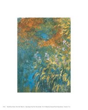 Yellow Iris - Art Print by Claude Monet | Movie Poster Prints from Posterazzi