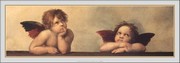"The Cherubim Putti Angels of The Sistine Madonna, c.1514" - Art Print by  Raphael | Movie Poster Prints from Posterazzi