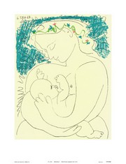 Motherhood - Art Print by Pablo Picasso | Movie Poster Prints from Posterazzi