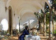 Breakfast In The Loggia - Art Print by John Singer Sargent | Movie Poster Prints from Posterazzi