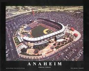 "Anaheim, California - Edison Field" - Art Print by Mike Smith | Movie Poster Prints from Posterazzi