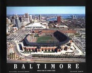 "Baltimore, Maryland - Camden Yards" - Art Print by Mike Smith | Movie Poster Prints from Posterazzi