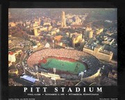 "Pitt Stadium, Final Game - Pittsburgh, P" - Art Print by Mike Smith | Movie Poster Prints from Posterazzi