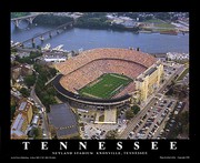 "Neyland Stadium - Knoxville, Tennessee" - Art Print by Brad Geller | Movie Poster Prints from Posterazzi