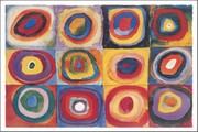 "Farbstudie Quadrate, 1913" - Art Print by Wassily Kandinsky | Movie Poster Prints from Posterazzi