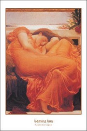"Flaming June, c.1895" - Art Print by Frederic Leighton | Movie Poster Prints from Posterazzi