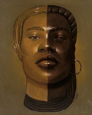 African Mask #29 - Art Print by Laurie Cooper | Movie Poster Prints from Posterazzi