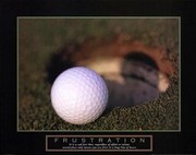 Frustration - Golf Ball - Art Print | Movie Poster Prints from Posterazzi