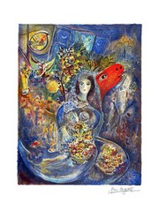 Bella - Art Print by Marc Chagall | Movie Poster Prints from Posterazzi