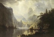 in the Mountains - Art Print by Albert Bierstadt | Movie Poster Prints from Posterazzi