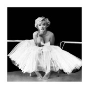 "Marilyn Monroe, Ballet Dancer" - Art Print by Milton Greene | Movie Poster Prints from Posterazzi