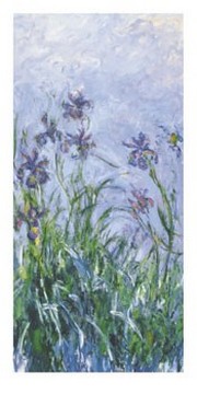 "Iris, Mauves" - Art Print by Claude Monet | Movie Poster Prints from Posterazzi